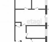 4-комн, 64кв м, этаж 5/5 улица Полежаева, 62А