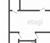 2-комн, 40кв м, этаж 4/5 ул Полежаева, 101