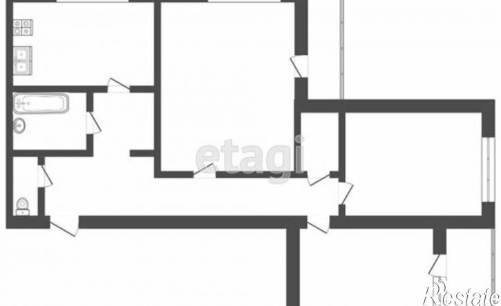 3-комн квартира Саранск, Ботевградская улица, 43