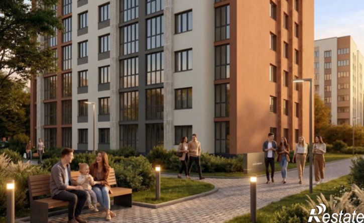 1-комн квартира в новом доме Саранск, улица Котовского