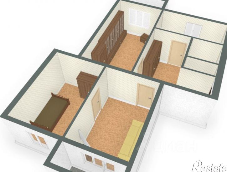 3-комн квартира ул Фролова, 1а,  д. 1а