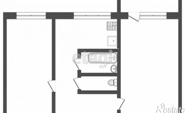 2-комн квартира Саранск, улица Комарова, 11