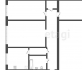 3-комн, 57кв м, этаж 1/4 Саранск, улица Терешковой, 16