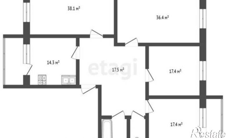 4-комн квартира Саранск, Мордовская улица, 35к50с1