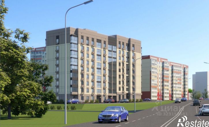 1-комн квартира в новом доме Саранск, 1-я Набережная улица, 56