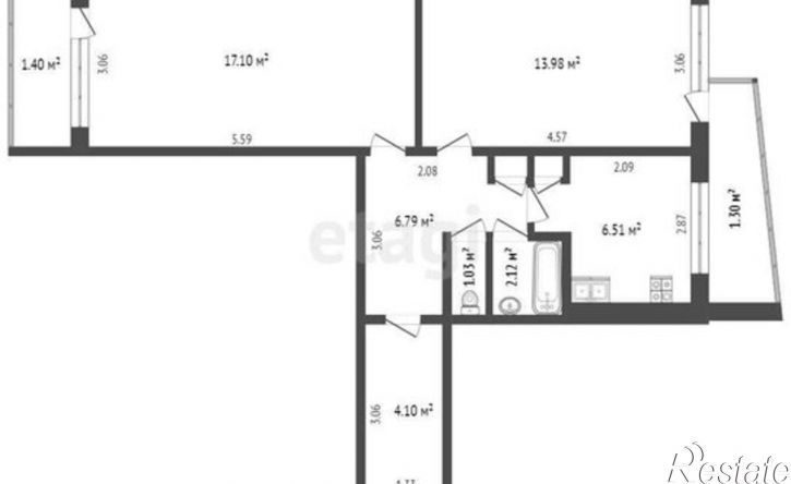 2-комн квартира Саранск, улица Лихачёва, 29