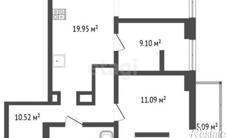 3-комн квартира Саранск, улица Полежаева, 92