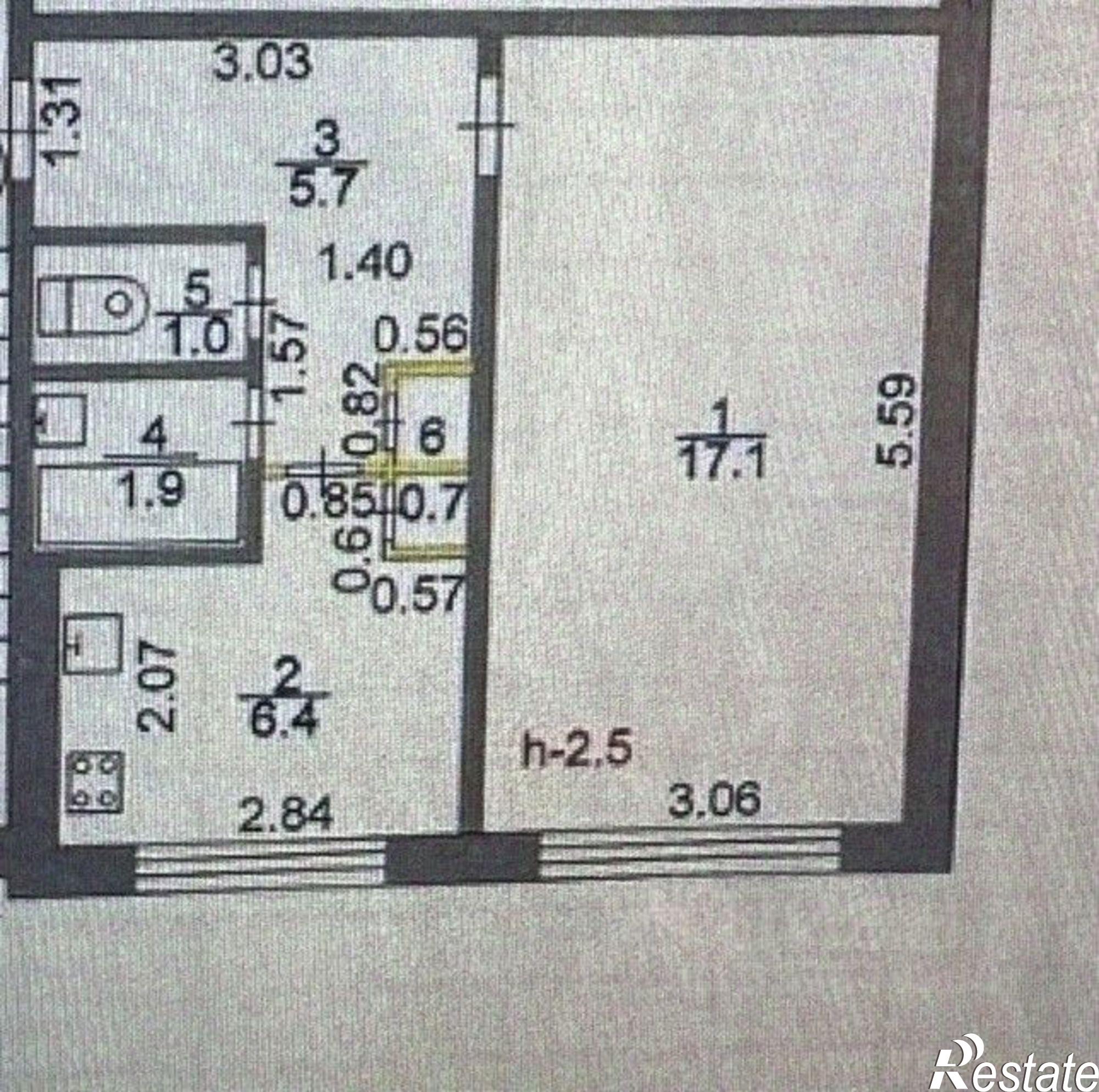 Купить квартиру за 2 950 000 рублей на Саранск, Октябрьский
