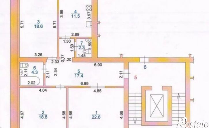3-комн квартира Саранск, Кавказская улица, 1к2