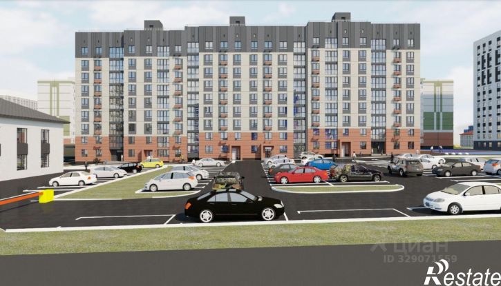 1-комн квартира в новом доме Саранск, Большевистская улица