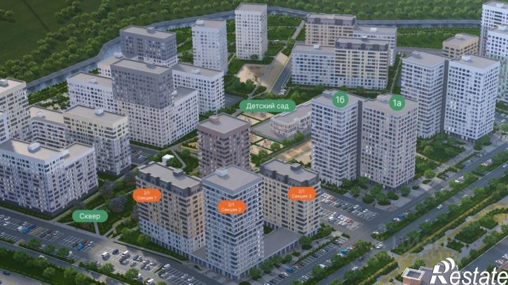 1-комн квартира в новом доме Саранск