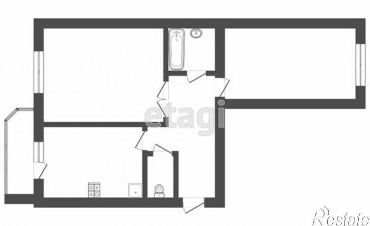 2-комн квартира Саранск, улица Гагарина, 27