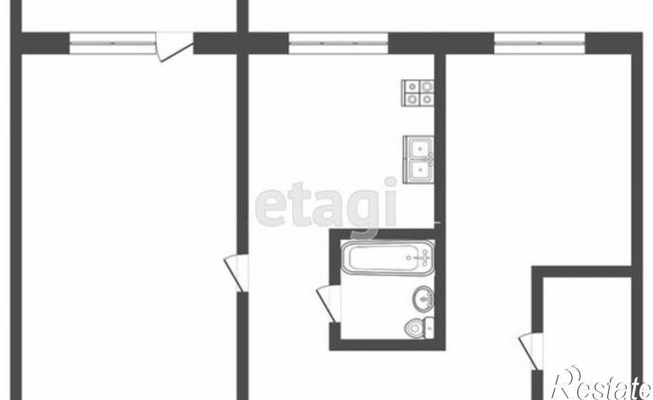 2-комн квартира Саранск, улица Пушкина, 3с3
